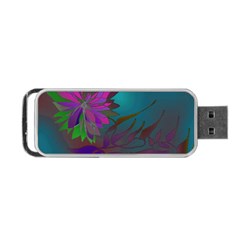 Evening Bloom Portable Usb Flash (two Sides) by LW323