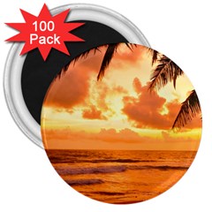 Sunset Beauty 3  Magnets (100 Pack) by LW323