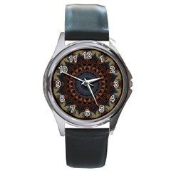 Victory Round Metal Watch by LW323