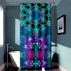 Peacock2 Shower Curtain 36  X 72  (stall)  by LW323