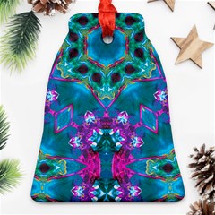 Peacock2 Bell Ornament (two Sides) by LW323