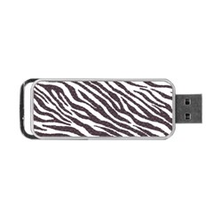 Zebra Portable Usb Flash (one Side) by PollyParadise