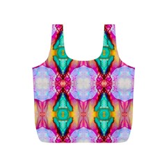 Colorful Abstract Painting E Full Print Recycle Bag (s) by gloriasanchez