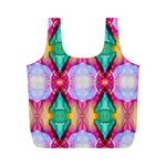 Colorful Abstract Painting E Full Print Recycle Bag (M) Front