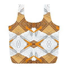 Abstract African Pattern Full Print Recycle Bag (l) by gloriasanchez