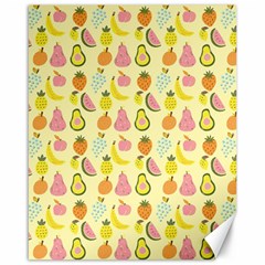 Tropical Fruits Pattern  Canvas 16  X 20  by gloriasanchez