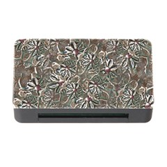 Modern Floral Collage Pattern Design Memory Card Reader With Cf by dflcprintsclothing