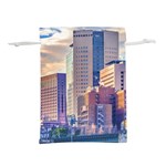 Akihabara Zone Urban Scene Tokyo Japan Lightweight Drawstring Pouch (S) Front