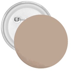 Frosted Almond Brown 3  Buttons by FabChoice