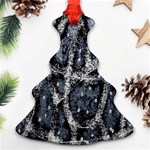 Glithc Grunge Abstract Print Christmas Tree Ornament (Two Sides) Front