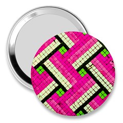 Pop Art Mosaic 3  Handbag Mirrors by essentialimage365