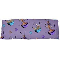 Japanese Ramen Sushi Noodles Rice Bowl Food Pattern Body Pillow Case (dakimakura) by DinzDas
