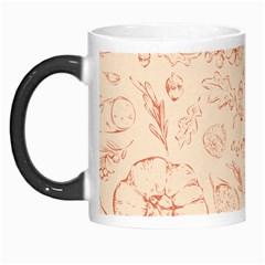 Thanksgiving Flowers And Gifts Pattern Morph Mugs by DinzDas