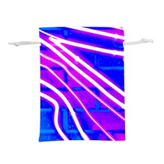 Pop Art Neon Wall Lightweight Drawstring Pouch (s) by essentialimage365