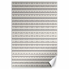 Mixed Gray Striped Ethnic Seamless Pattern Canvas 12  X 18  by dflcprintsclothing