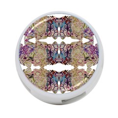 Rows Of Marbled Collage 4-port Usb Hub (two Sides) by kaleidomarblingart
