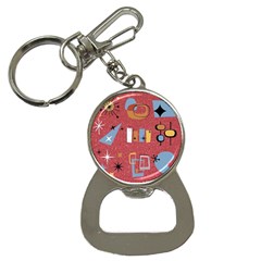 50s Bottle Opener Key Chain by NerdySparkleGoth