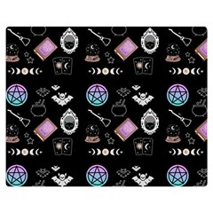 Small Witch Double Sided Flano Blanket (medium)  by NerdySparkleGoth