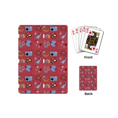 50s Small Print Playing Cards Single Design (mini) by NerdySparkleGoth