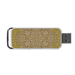 Pearls With A Beautiful Luster And A Star Of Pearls Portable Usb Flash (one Side) by pepitasart