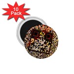 Root Humanity Bar And Qr Code Combo In Brown 1.75  Magnets (10 pack)  Front