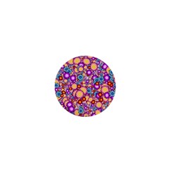 Flower Bomb1 1  Mini Buttons by PatternFactory