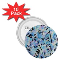 Science-education-doodle-background 1 75  Buttons (10 Pack) by Sapixe