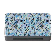 Science-education-doodle-background Memory Card Reader With Cf by Sapixe