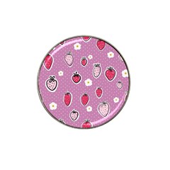 Juicy Strawberries Hat Clip Ball Marker (10 Pack) by SychEva
