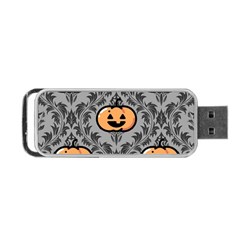 Pumpkin Pattern Portable Usb Flash (two Sides) by NerdySparkleGoth