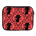 Cat Pattern Apple iPad 2/3/4 Zipper Cases Front