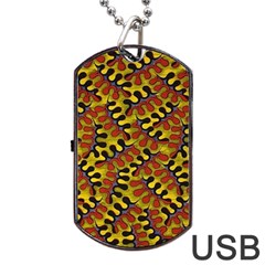 Modern Zippers Dog Tag Usb Flash (one Side) by Sparkle