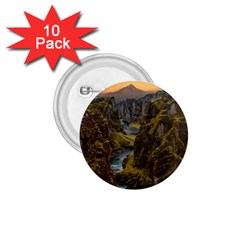 Landscape-cannon-river-mountain 1 75  Buttons (10 Pack) by Sudhe