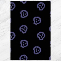 Purple Skulls On Dark Background Canvas 12  X 18  by SychEva
