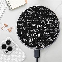 Science-albert-einstein-formula-mathematics-physics-special-relativity Wireless Charger by Sudhe