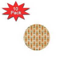 Pattern-carrot-pattern-carrot-print 1  Mini Buttons (10 Pack)  by Sudhe