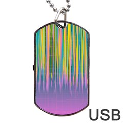 Background-colorful-texture-bright Dog Tag Usb Flash (one Side) by Sudhe