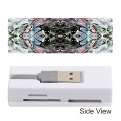 Abstract Waves-mixed Media Memory Card Reader (stick) by kaleidomarblingart