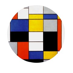 Composition A By Piet Mondrian Mini Round Pill Box (pack Of 3) by impacteesstreetweareight
