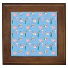 Beautiful Girls With Drinks Framed Tile by SychEva
