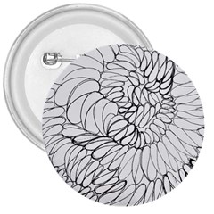 Mono Swirls 3  Buttons by kaleidomarblingart