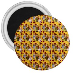Dindollyellow 3  Magnets by snowwhitegirl