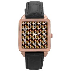 Dindollyblack Rose Gold Leather Watch  by snowwhitegirl