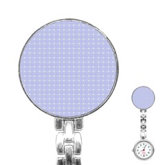 Lighblu Plaid Small Stainless Steel Nurses Watch by snowwhitegirl