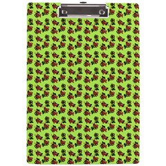 Cute Deer Pattern Green A4 Clipboard by snowwhitegirl