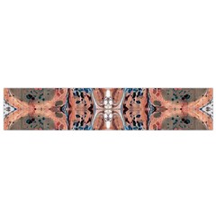 Abstract Marbling Art Small Flano Scarf by kaleidomarblingart