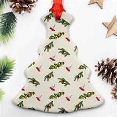 Spruce And Pine Branches Christmas Tree Ornament (two Sides) by SychEva