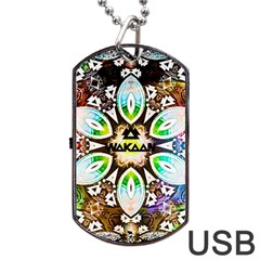 375 Chroma Digital Art Custom Dog Tag Usb Flash (two Sides) by Drippycreamart