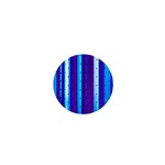Warped Stripy Dots 1  Mini Buttons Front