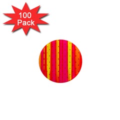 Warped Stripy Dots 1  Mini Magnets (100 Pack)  by essentialimage365